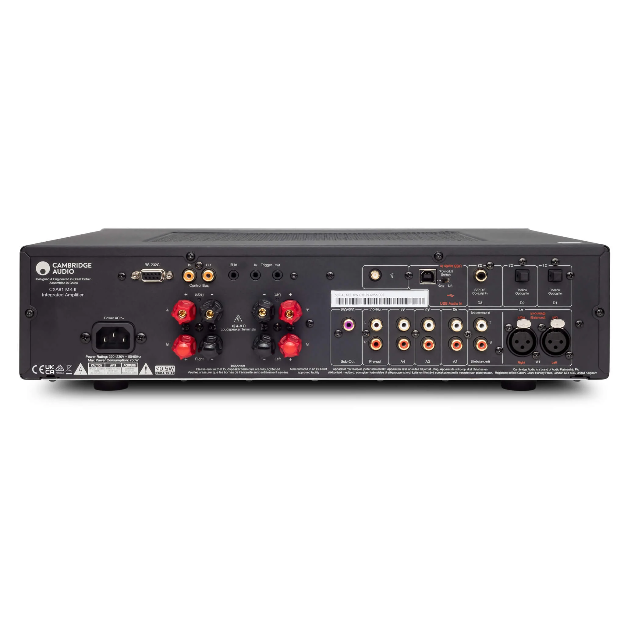 Cambridge Audio CXA81 MKII Integrated Amplifier - Image 3