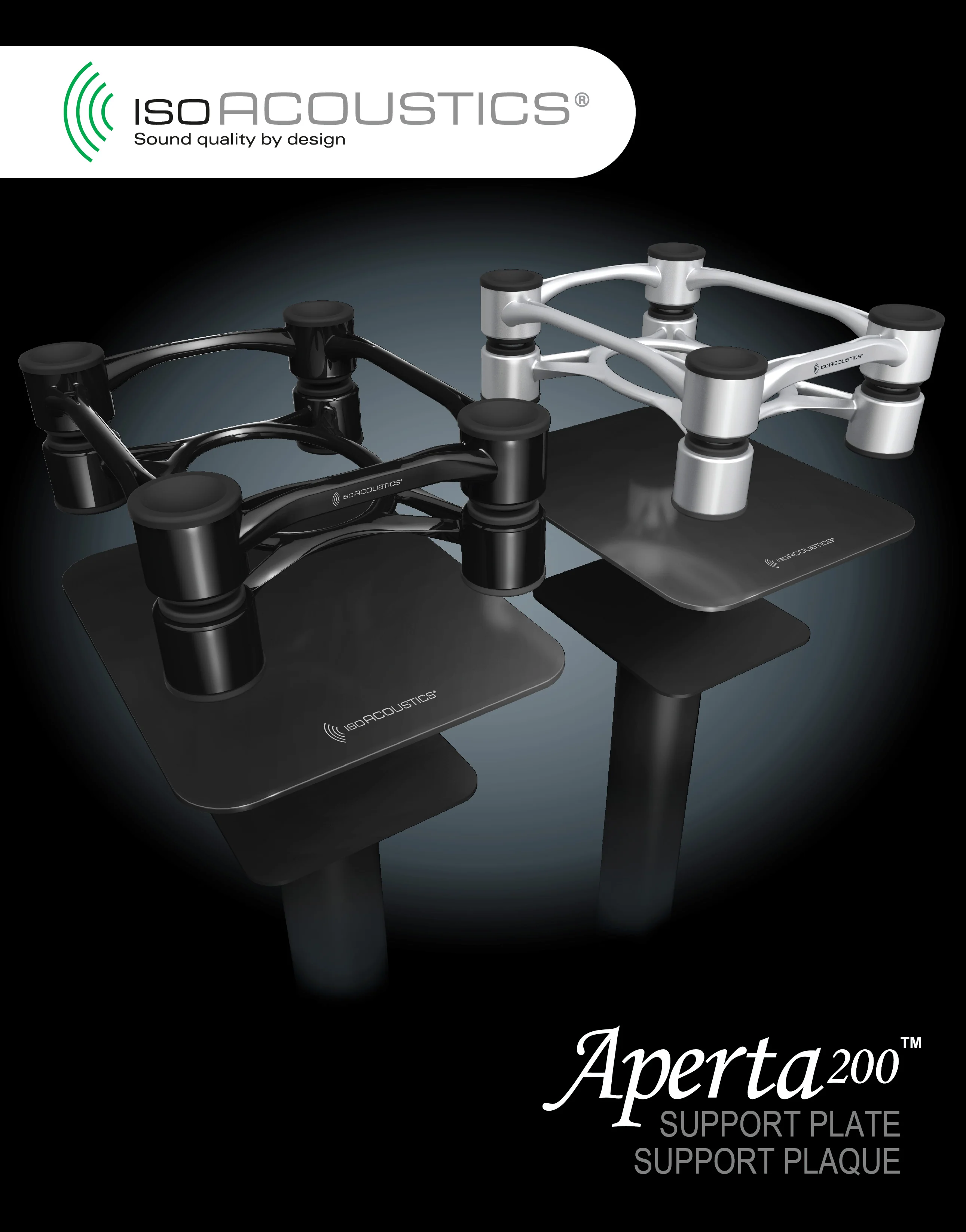 ISOAcoustics Aperta 200 Support Plate (Set of 2) - Image 3