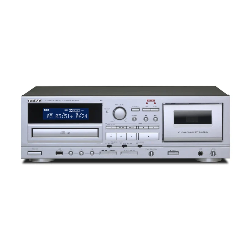 TEAC AD-850-SE Cassette Deck/CD Player with USB Recording - Image 4